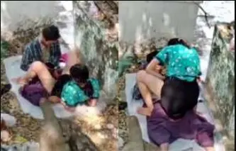 အားမရလို့အပေါ်က တက်ဆောင့်တဲ့စော် ချောင်းရိုက်